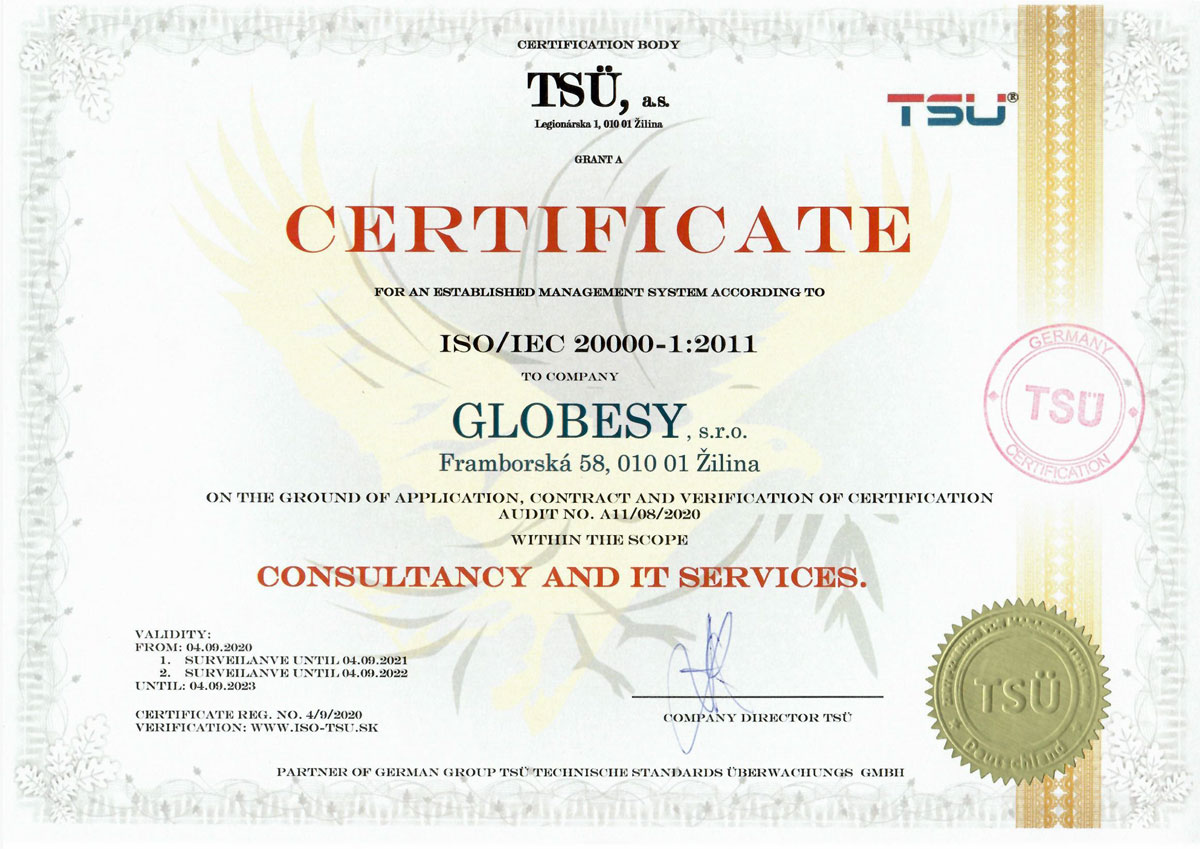 Certifikat-ISO-20000-1-GLOBESY_EN